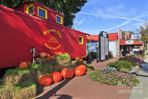 Bryson City North Carolina in the Fall Photograph by Jill Lang - Fine ...