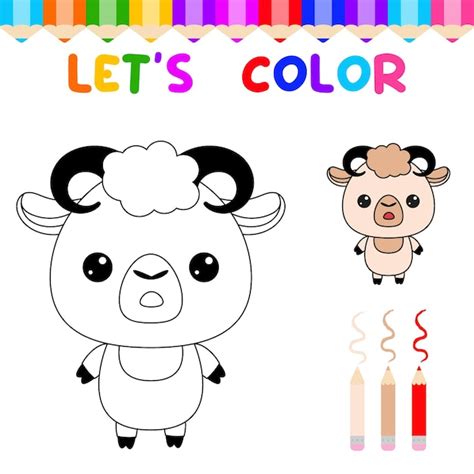 Vamos colorir animais fofos livro de colorir para crianças pequenas