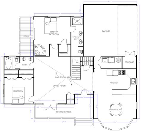 Draw Floor Plans | Try SmartDraw FREE and Easily Draw Floor Plans and More