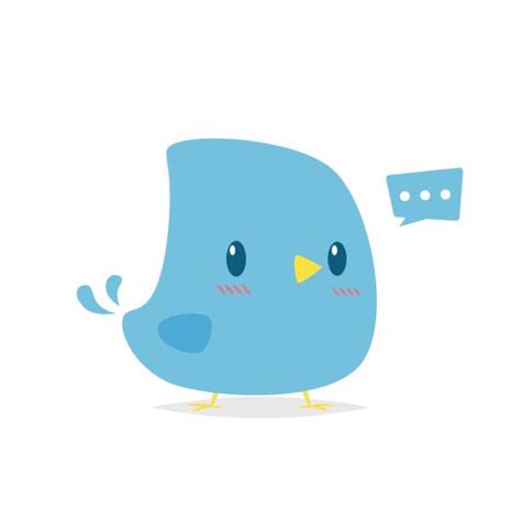 Twitter Bird Clip Art Illustrations Royalty Free Vector Graphics