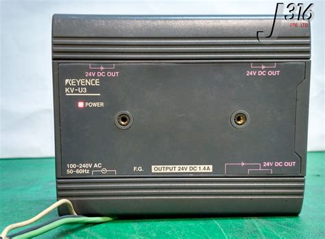 8988 KEYENCE 24V DC POWER SUPPLY KV U3 J316Gallery