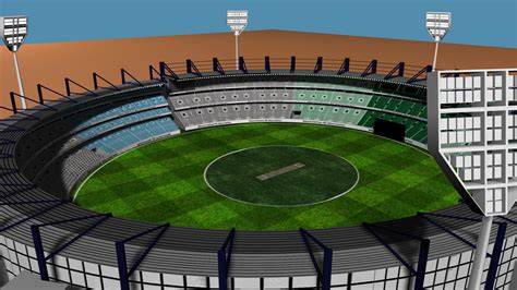 3D Cricket Stadium MCG - TurboSquid 2003601