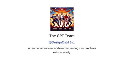 The Gpt Team Gpts Features And Functions Examples And Prompts Gpt Store