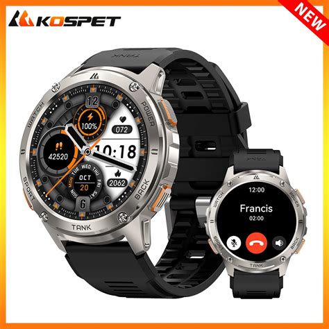 2024 Nowy KOSPET TANK T3 Smartwatch Dla M Czyzn Inteligentne Zegarki