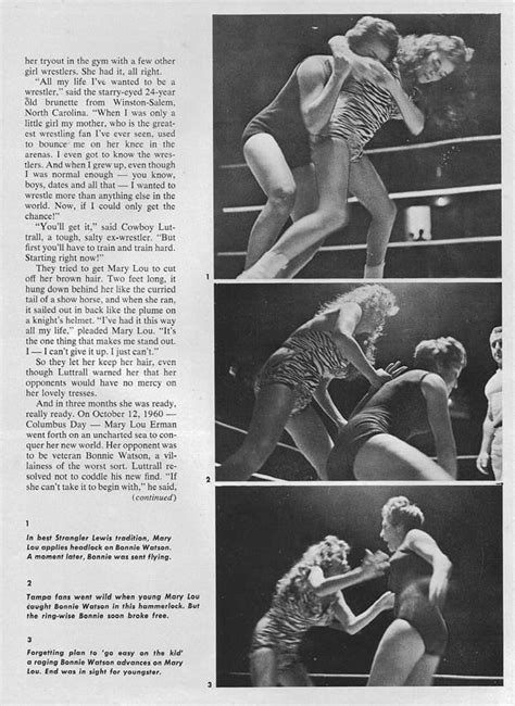 Spring Issue Of Wrestling Revue Ordeal Of A Girl Wrestler