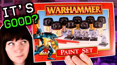 Retro Review: The Best Games Workshop Paint Set (1998) - YouTube