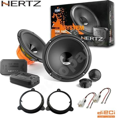 Set Haut Parleur Haut Parleurs Hertz Dsk Avant Pour Dacia