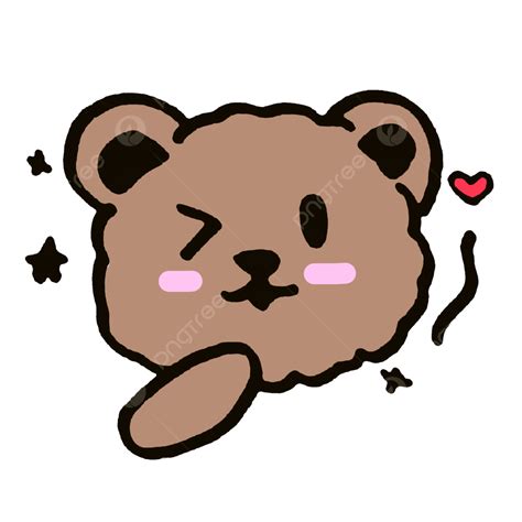 Pegatina De Oso Coreano Png Pegatina De Oso Coreana Oso Caf Oso