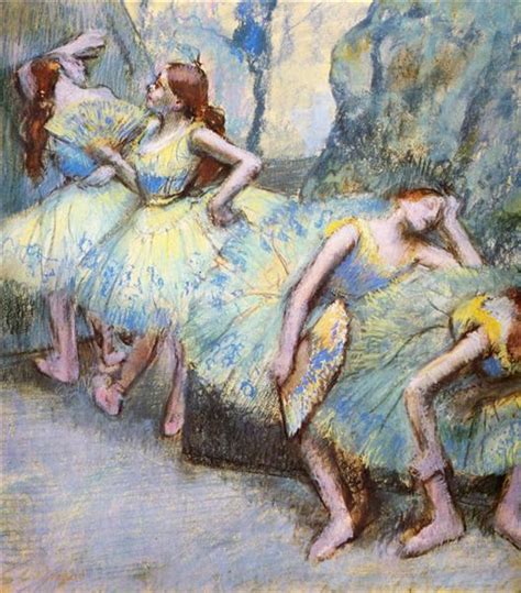 Ballet Dancers in the Wings, 1900 - Edgar Degas - WikiArt.org