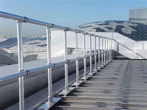 Safety Railing For Your Metal Roof KeeGuard Metal Roof Railing Systems