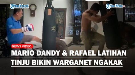 Video Mario Dandy Dan Rafael Alun Latihan Tinju Gerakannya Bikin