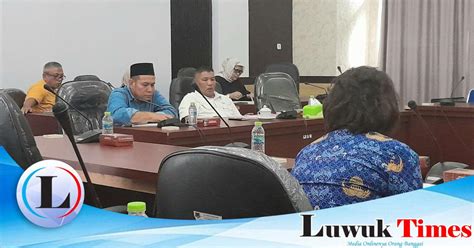 Inisiasi Revisi Rtrw Dinas Pupr Banggai Diapresiasi Dprd Luwuk Times