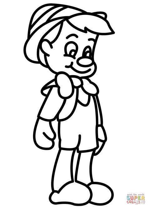 Chibi Pinocchio Coloring Page Free Printable Coloring Pages