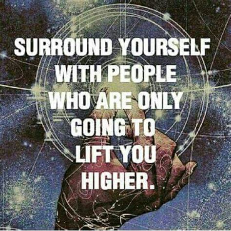 A Poster With The Words Surround Yourself With People Who Are Only