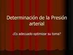 PPT HIPERTENSIÓN ARTERIAL PowerPoint Presentation free download ID