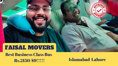 Faisal Movers Business Class Review Better Than Daewoo Express