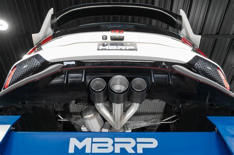 Mbrp Cat Back Triple Exit Exhaust For 17 Civic Type R