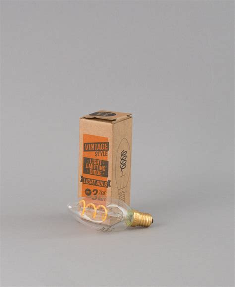 Candle Bulbs - E14 LED Light Bulb With Spiral Filament