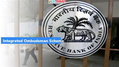 Reserve Bank Integrated Ombudsman Scheme Gktoday