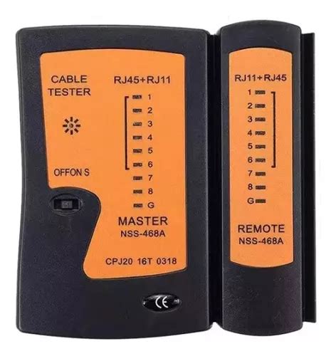 Rj45 Cable Lan Tester Probador De Cables De Red Rj45 Rj11 Rj Cuotas