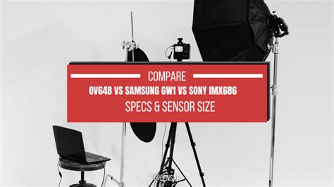 Omnivision OV64b vs Samsung GW1 vs Sony IMX686 - Specs & Sensor Size