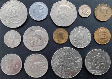 Colección De 14 Monedas Antiguas Mexicanas | MercadoLibre