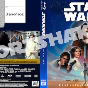 Star Wars Despecialized Edition Custom Blu Ray Cover No Blu Ray