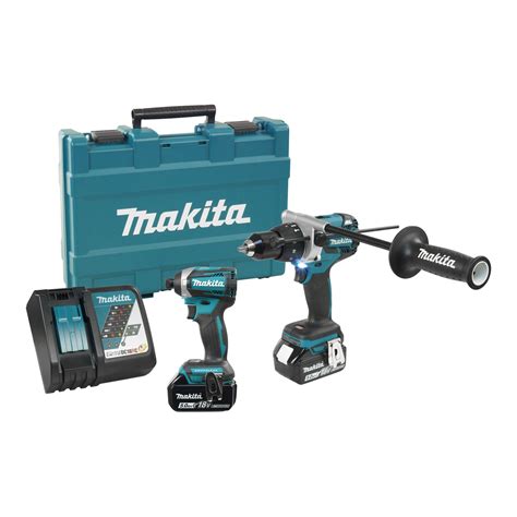 Makita Xt255tx2 18v Lxt Lithium Ion Cordless 2 Pc Combo Kit With Collated