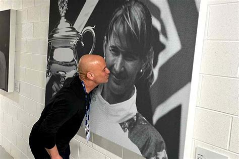 Andre Agassi Adorably Kisses Photo Of Wife Steffi Graf In Sweet Tribute