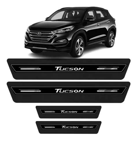 Kit Pe As Adesivos Soleiras Portas Hyundai Tucson Parcelamento