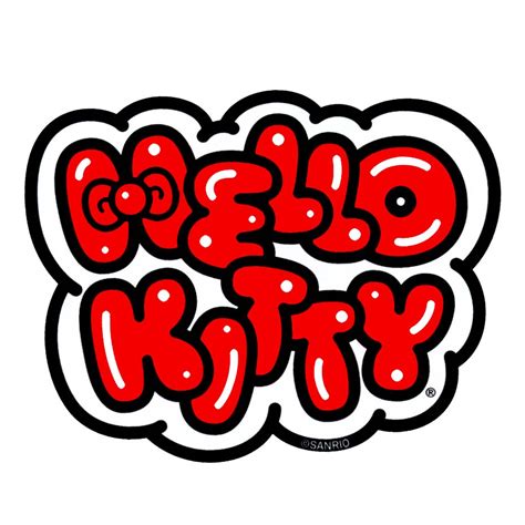 Hello Kitty Logo Black