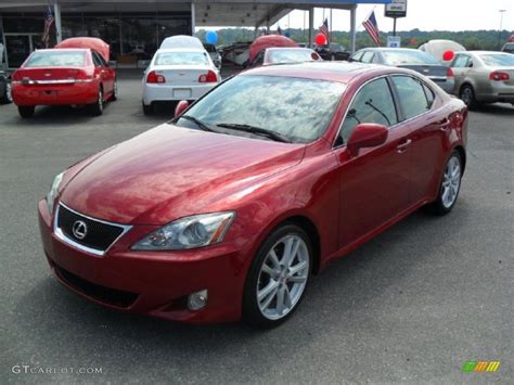 2006 Matador Red Mica Lexus Is 250 36712263 Photo 2 Car Color Galleries