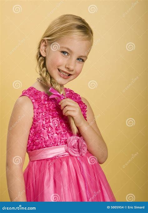 Cute Princess Girl stock photo. Image of flower, naive - 5005954