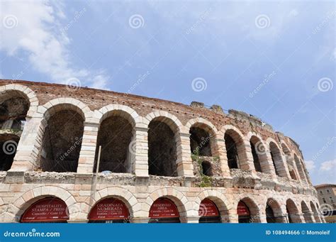 Verona - Colosseum editorial photo. Image of history - 108494666