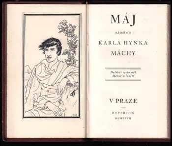 Máj báseň od Karla Hynka Máchy Karel Hynek Mácha 1927 Erna Janská