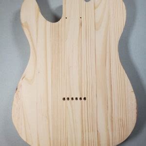 Telecaster Style Guitar Body Unfinished Pine Multiple Pickup Cavity ...