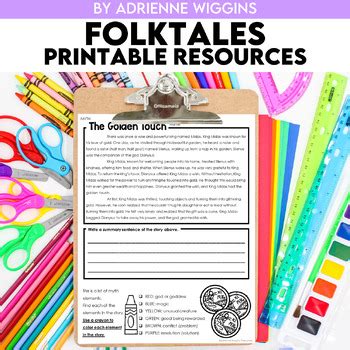 Folktales Resource Pack Printable Pages By Adrienne Wiggins Tpt