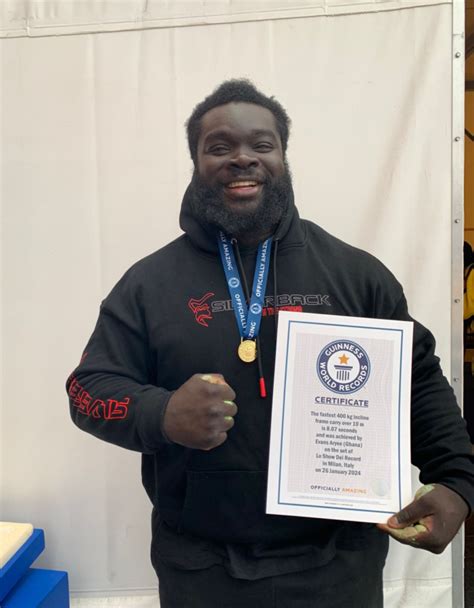 Ghanaian Fitness Athlete Breaks Guinness World Record Adomonline