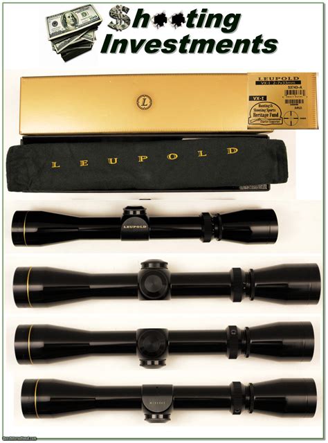 Leupold Vx 2 7 X 33mm Rifle Scope Gloss Nib