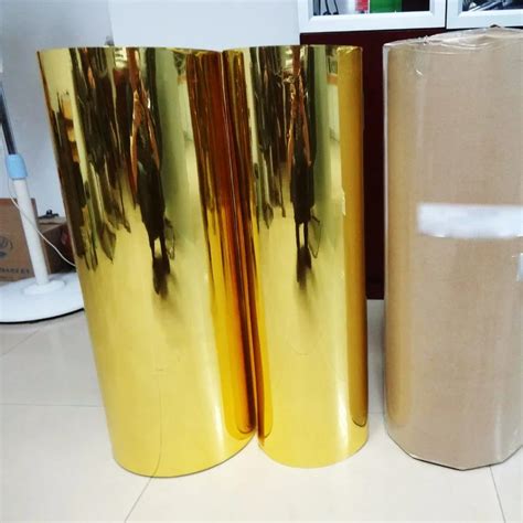 Mm Clear Pvc Plastic Sheet Roll Voor Vouwen Dozen Gouden Plastic