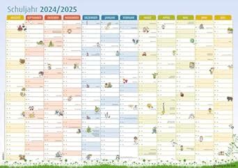 Der Schuljahres Wandkalender 2024 2025 A1 Für Klassenzimmer