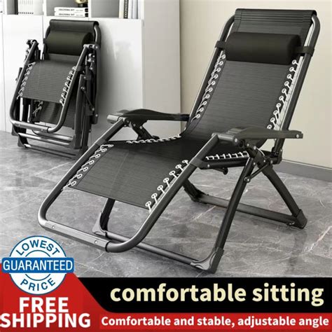 Foldable Zero Gravity Lounge Reclining Chair Folding bed/chair with ...