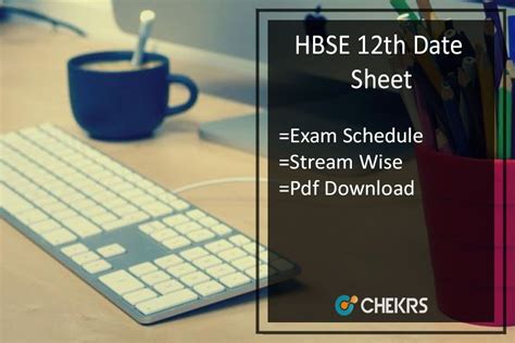 HBSE 12th Date Sheet 2024 ~Haryana Board Sr Sec Exam TimeTable