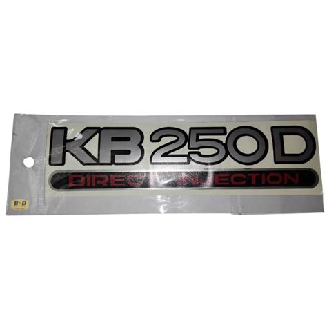 Isuzu KB250 D Sticker | B+D Auto Body Spares