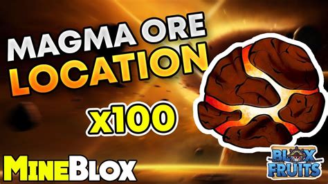 How To Get Magma Ore In Blox Fruits Youtube