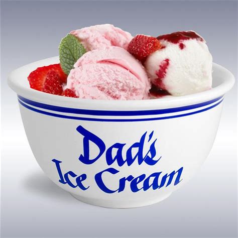 Dads Ice Cream Bowls Personalized Stoneware Mail Order Shoppe