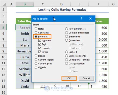 How To Lock Multiple Cells In Excel 6 Methods Exceldemy