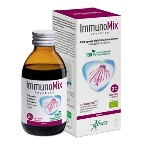 ImmunoMix Advance syrop na odporność z jeżówką i czarnym bzem 210 g