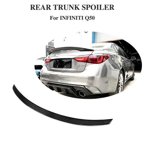 New Auto Car Real Carbon Fiber Trunk Spoiler Trunk Lid Wing Rear