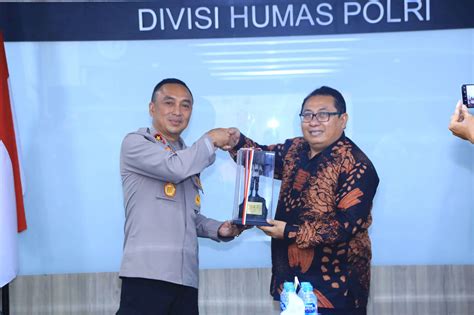 Humas Polri Dan SMSI Perkuat Kolaborasi Wujudkan Pemilu Damai